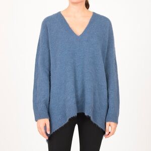 Show Me Your MuMu Cozy Forever Fuzzy Blue Oversized Sweater or Dress Size XL